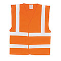 Orange Hi-Vis Safety Vest - EN471 Class 2 Certified - Tool and Fixing Suppliers