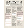 Health & Safety Law Poster - Laminated Paper - Tool and Fixing Suppliers