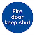 Fire Door Keep Shut - Rigid PVC Sign - Tool and Fixing Suppliers