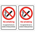 No Smoking Doublesided Sticker