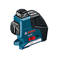 Bosch GLL3-80P 360 Degree Vertical and Horizontal Line Laser + BM 1 Wall Mount + LR 2 Receiver in L-Boxx - Tool and Fixing Suppliers