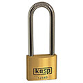 Kasp 125 - Long Shackle Premium Brass Padlocks - Tool and Fixing Suppliers