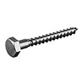 M10 - A2 - 304 Grade - DIN571 Coach Screw - Hex Head - Tool and Fixing Suppliers