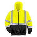 Hi-Vis 2 Tone Yellow/Black Hoodie - Tool and Fixing Suppliers