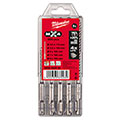 Milwaukee - MX4 - Set 5 Piece SDS Plus Drill Bit - Tool and Fixing Suppliers