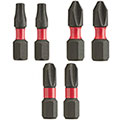 Milwaukee - 25mm - Pack of 2 Screwdriver Bits - Shockwave - Tool and Fixing Suppliers