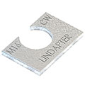 Type AF - Clipped Washer - HDG Lindapter Girder Clamp - Tool and Fixing Suppliers