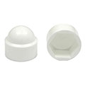 White Plastic Nut Covers - End Cap - Tool and Fixing Suppliers