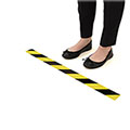 Social Distancing Floor Tape - Black & Yellow - Tool and Fixing Suppliers