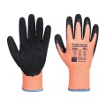 Portwest A646 - Vis-Tex Winter Cut D13 Nitrile Glove Orange/Black - Tool and Fixing Suppliers