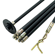 Complete With Tools - Drain Rod Set