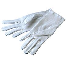 *White Stretch - Nylon Gloves