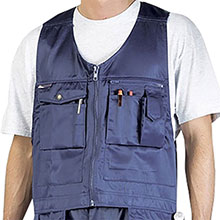 Boston Polycotton Navy - Tool Vest