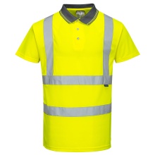 Portwest S477 - Hi-Vis Polo Shirt Short Sleeved Yellow