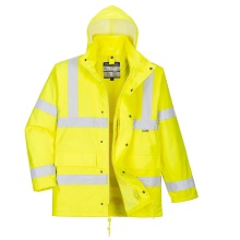 Portwest S468 - Hi-Vis 4-in-1 Traffic Jacket Yellow