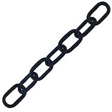 Black 10Mtr - Welded Steel Chain