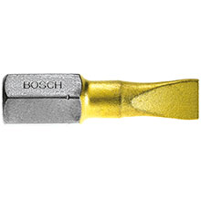 Bosch Maxgrip 3 Pack - Screwdriver Bit - Slotted (2607001490)