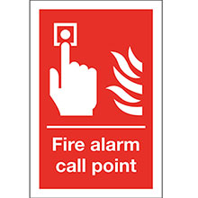 Fire Alarm Call Point - Self Adhesive Sign