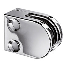 Model 27 Flat - Glass Clamps - Chrome