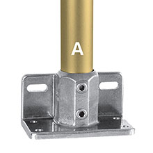 L69 - Railing Flange w/ Toe Board adapter