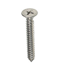 4.8mm Pozi Countersunk - AB Self Tapping Screws - A2
