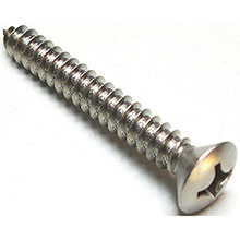 3.5mm Pozi Countersunk - BT Self Tapping Screws - A2