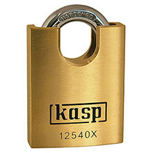 Kasp 125 - Close Shackle Premium Brass Padlocks