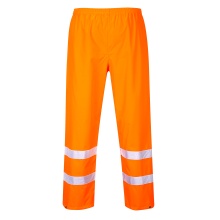 Portwest S480 - Hi-Vis Rain Traffic Trousers Orange