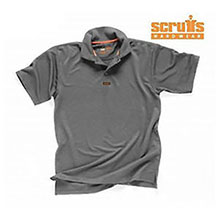 Scruffs - Worker Polo Shirt - Grey