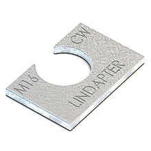 Type CW - Clipped Washer - HDG Lindapter Girder Clamp