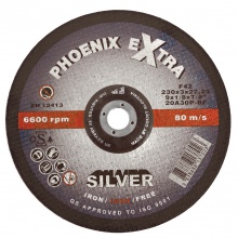Grinding Disc - Mild/Stainless - Abracs Phoenix Silver - Inox