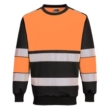 Hi-Vis Sweatshirt Portwest PW376 Orange/Black