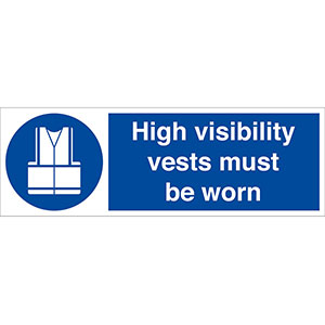 Hi-Vis Vests Must Be Worn