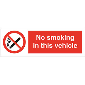 No Smoking In The Vehicle