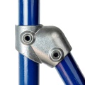 30-60 Degree Single Socket Tee - Key Clamp Type 129 - Tool and Fixing Suppliers