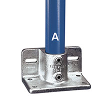 Adaptor Type 69 Kee Klamp - Raiing Flange With Toeboard