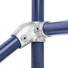Left hand level to Sloping Down Side Outlet Tee (30° to 45°)