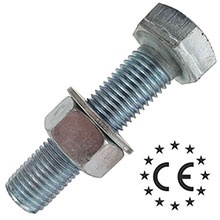 CE Assembled HT Bolt **M20 BZP - 8.8SB - BS EN15048